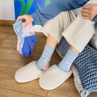 5pairs Blue Cinnamoroll Cartoon Socks - Thumbnail 6