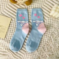 5pairs Blue Cinnamoroll Cartoon Socks - Thumbnail 3