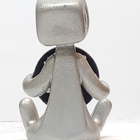 Your Anxiety Is A Lying H*e Robot Figurine Resin Art Toy Mental Health Kawaii Desk Buddy - Thumbnail 3