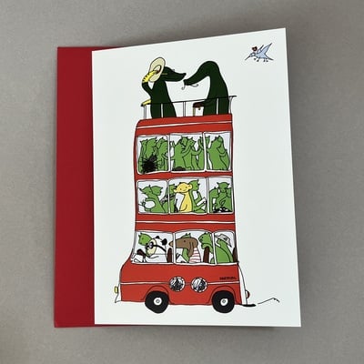 Bb&ppinc greeting card "bus" (set of 5) - Thumbnail 3