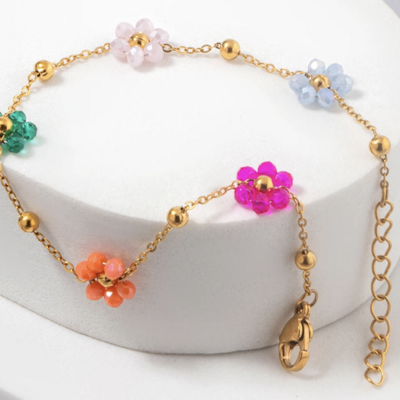 Colorful bead bracelet 