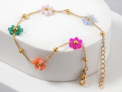 colorful bead bracelet 