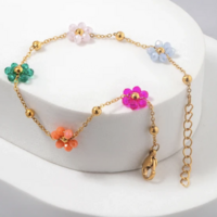 colorful bead bracelet  - Thumbnail 3
