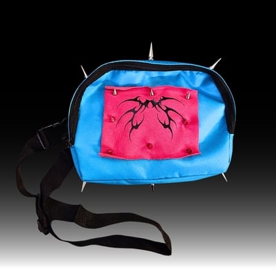 Spiked mini bag (pink)