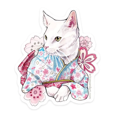 "himiko" design sticker