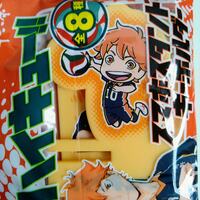 Haikyuu!! Japan 7-11 Exclusive Asahi Soft Drinks Collaboration 2-Pieces Plastic Standee Keychain Holder - Kageyama, Hinata, Kenma (Karasuno, Nekoma) - Thumbnail 6