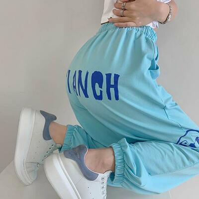 Drawstring casual joggers pants with pockets