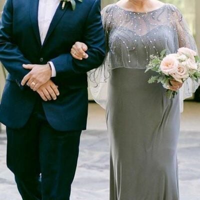 Plus size sheath mother of the bride/groom dresses with jacket formal gown