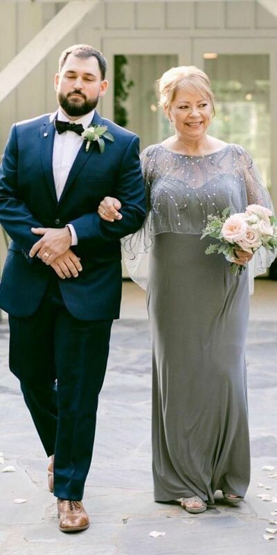 Plus Size Sheath Mother Of The Bride/Groom Dresses with Jacket Formal Gown
