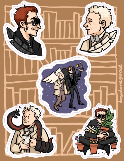 Good Omens Sticker Sheet