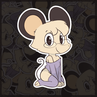 Pajama molte sticker - 4inch