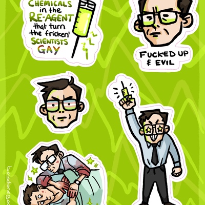 Re-animator sticker sheet - Thumbnail 3