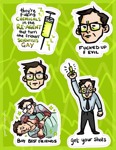 Re-Animator Sticker Sheet