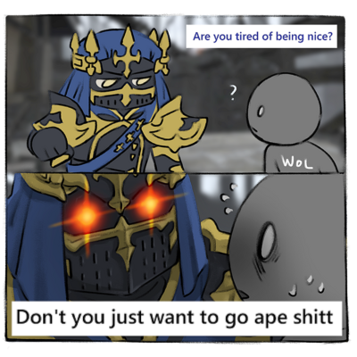 [in stock] ffxiv fray 4"x4" vinyl mirror effect sticker