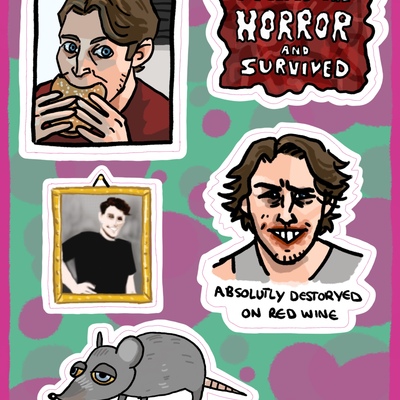 Jerma sticker sheet