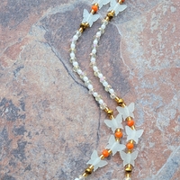 QUEEN NANDI 👑🍯✨️ READY-MADE GLOW IN THE DARK CRYSTAL WAIST BEAD SET BY Nubian Collection Artwear🎨  - Thumbnail 5