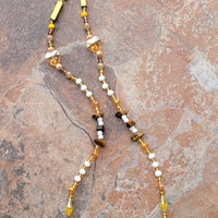 QUEEN NANDI 👑🍯✨️ READY-MADE GLOW IN THE DARK CRYSTAL WAIST BEAD SET BY Nubian Collection Artwear🎨  - Thumbnail 6