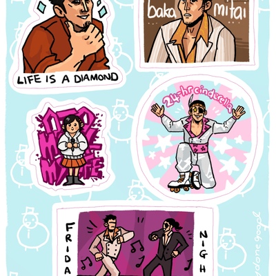Yakuza sticker sheet - Thumbnail 3