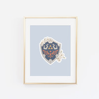 Zelda Shield Print - Thumbnail 1