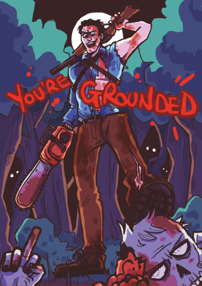 Evil Dead A4 Posters