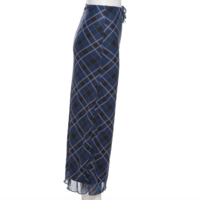 *Free Shipping*Y2K ARGYLE MIDE SKIRT - Thumbnail 4