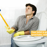 2Pcs/set Donald Bowl Cleaner Commander Make Toilet Great Again - Thumbnail 1