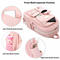 Leisure Multi Pockets Galaxy Junior High School Students Bags College 15.6 Inch Waterproof Computer Backpack Large-capacity Rucksack  - Thumbnail 8