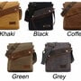 Retro Thick Canvas Leather Cover Crossbody Bag Satchel Bags Tote Messenger Bag For Men Women Large Capacity Shoulder Bags -1