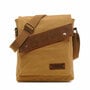 Retro Thick Canvas Leather Cover Crossbody Bag Satchel Bags Tote Messenger Bag For Men Women Large Capacity Shoulder Bags -4