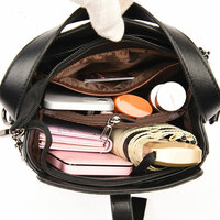 Fashion Crocodile Pattern Single Buckle Double Zippers Crossbody Bag Tote Messenger Bag Shoulder Bags Handle Handbags Satchel Bags   - Thumbnail 7