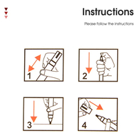 1Pc, Mirror Electroplating Marker Gold Silver Copper 1mm - Thumbnail 5