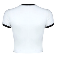 RIBBON PRINT RINGER TOP - Thumbnail 2