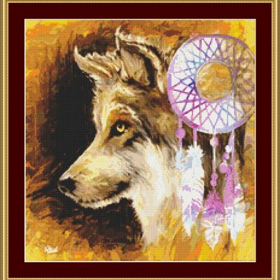 Dream catcher cross stitch pattern - Thumbnail 3