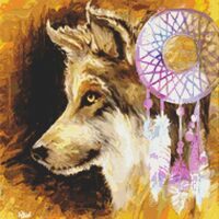 Dream Catcher Cross Stitch Pattern - Thumbnail 1