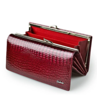 Luxury purse and wallet in genuine leather, 8 Colors multifunctional, coins, cards, money ... - Thumbnail 1