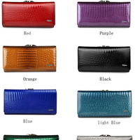 Luxury purse and wallet in genuine leather, 8 Colors multifunctional, coins, cards, money ... - Thumbnail 3