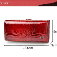 Luxury purse and wallet in genuine leather, 8 Colors multifunctional, coins, cards, money ... - Thumbnail 5