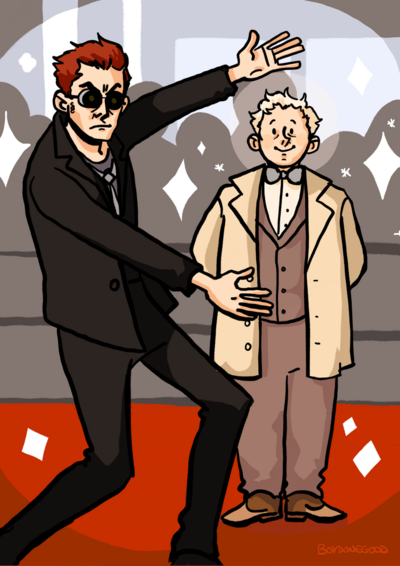 Good Omens A4 Poster