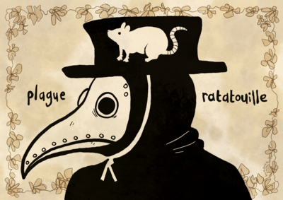 Plague Ratatouille A4 Poster