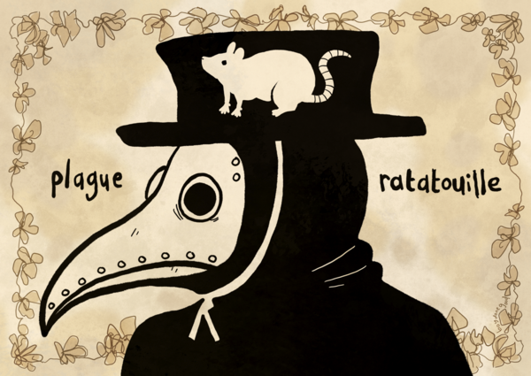Plague Ratatouille A4 Poster