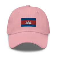 Scaled Up Khmer Flag Dad Hat - Thumbnail 8