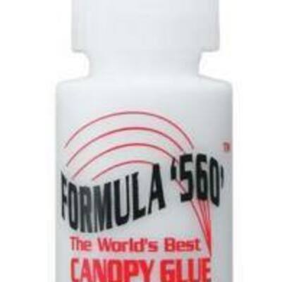 Zap pacer formula 560 rc airplane canopy glue