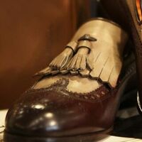 Handmade Men's Super Tassels Brown Loafers Slips On Moccasin Shoes - Thumbnail 1