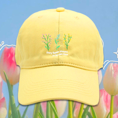 Every flower blooms in its own time pastel cap - Thumbnail 2