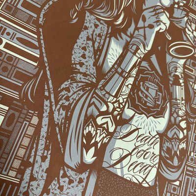 "death before decaf" by rockets are red