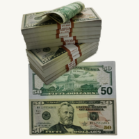 Prop Money 175 Pieces X $20+ $10 +$5 High-Quality Fake bills for Photography and Entertainment Double sided - Thumbnail 5