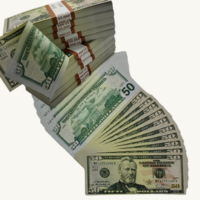 Prop Money 200 Pieces X ( $100+$50+ $20+ $10 +$5 +$1) 6 Kinds for Pranks  Double sided fake bills - Thumbnail 2