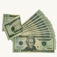  Prop Money 175 Pieces X $100 +$50 +$10 Top-Quality Replica copy dollar Pack for Photo Shoots and Novelty Purposes, Double sided fake bills - Thumbnail 4