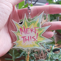 [IN STOCK] Overwatch Cruiser Selfie D.va Acrylic Charm - Thumbnail 3