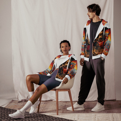 Rtth unisex zip hoodie